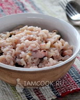 Ризотто с морепродуктами в мультиварке