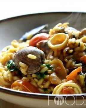 Ризотто с морепродуктами