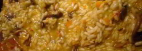 ризотто с овощами и грибами. Шаг 7