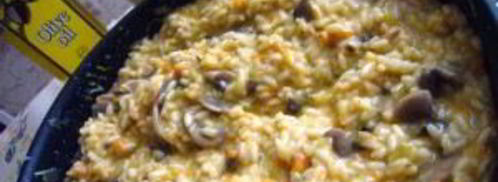 ризотто с овощами и грибами. Шаг 9