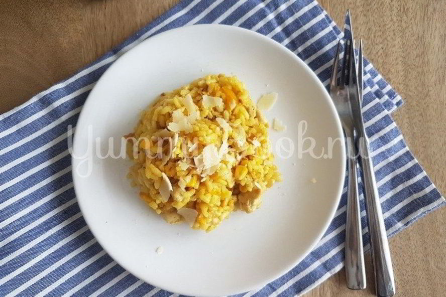 Рецепт ризотто с шафраном