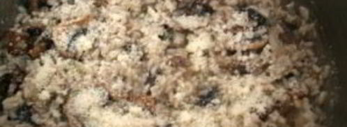 ризотто с шампиньонами и сливками. Шаг 8