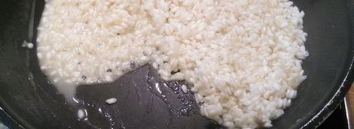 ризотто с соусом из черемши. Шаг 4