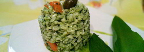 ризотто с соусом из черемши. Шаг 7