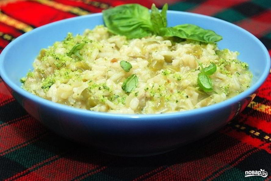 Рецепт ризотто с сыром