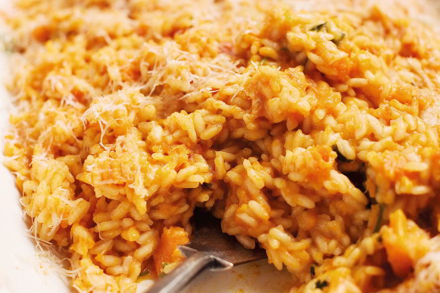 Рецепт ризотто с тыквой