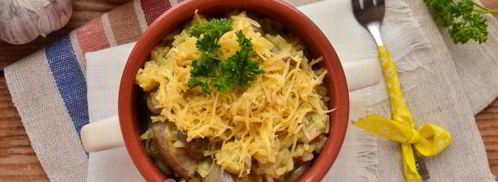 ризотто с вешенками. Шаг 11