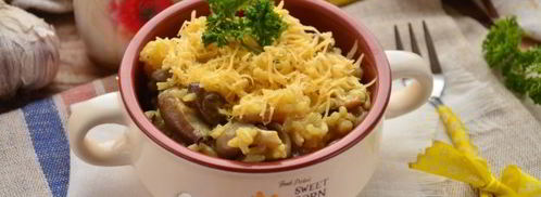 ризотто с вешенками. Шаг 12