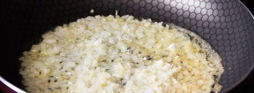 ризотто с зеленым горошком, сыром джюгас и мятой. Шаг 3