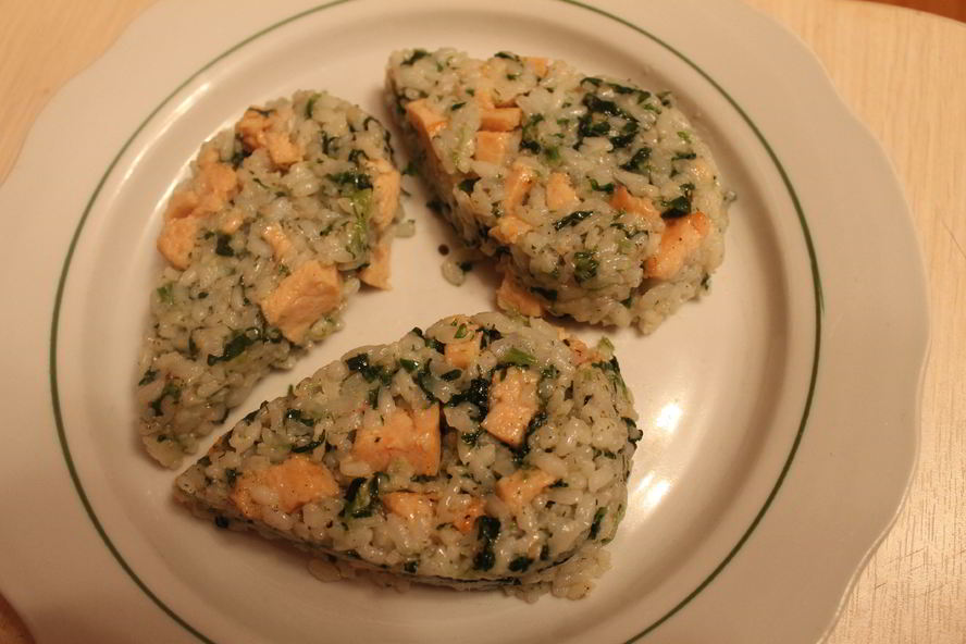 Рецепт ризотто со шпинатом и семгой