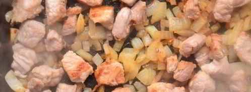 ризотто со свининой. Шаг 8