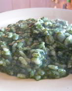 Шпинатное ризотто