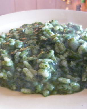 Шпинатное ризотто