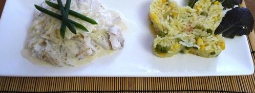 судак по-монастырски с ризотто. Шаг 7