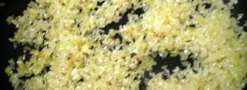 яблочное ризотто с креветками. Шаг 4