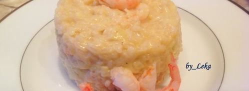 яблочное ризотто с креветками. Шаг 10