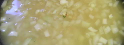 запеченное ризотто со спаржей, зеленым горошком и шпинатом. Шаг 4