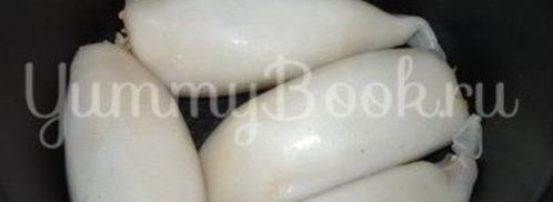 фаршированные кальмары из мультиварки. Шаг 7