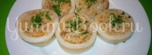 фаршированные кальмары из мультиварки. Шаг 9