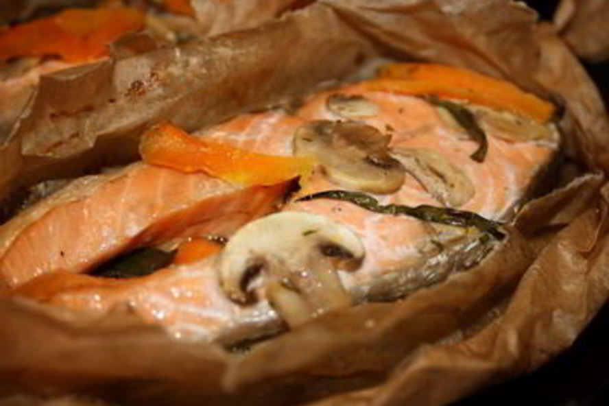 Рецепт форели, запеченной в пергаменте