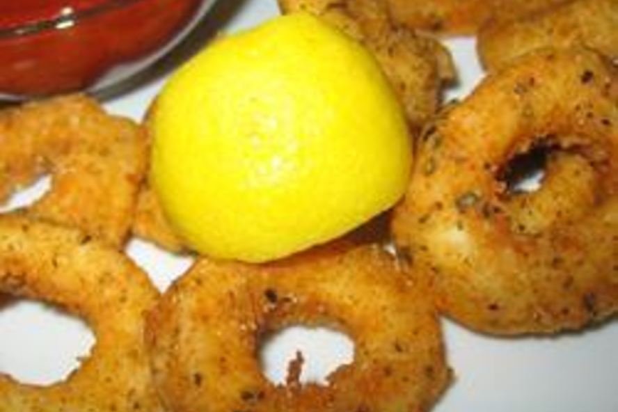 Рецепт кальмаров жаренных во фритюре