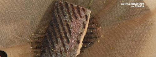 карельская форель с соком помело и кабачками. Шаг 4