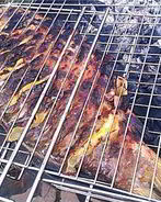 Карп на мангале