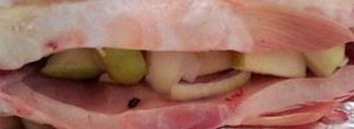 карп на мангале. Шаг 3