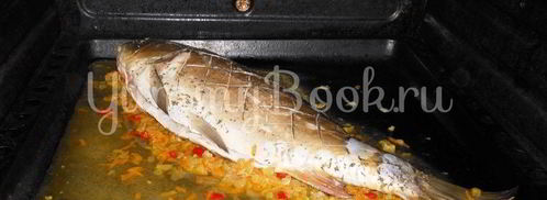карп под пивом в духовке. Шаг 9