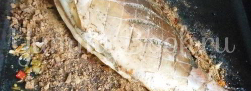 карп под пивом в духовке. Шаг 11