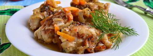 хек с луком и морковью в мультиварке. Шаг 7