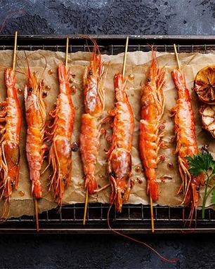 Лангустины на гриле