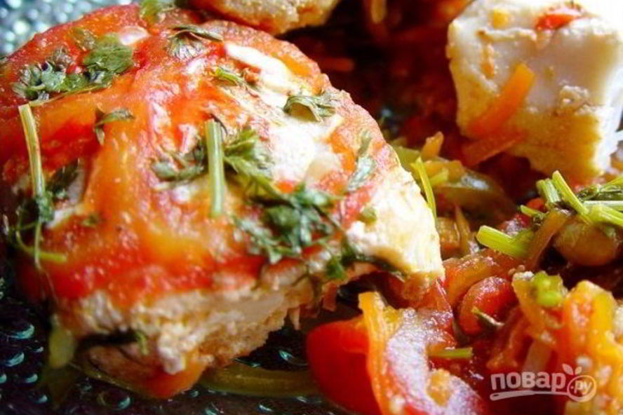 Рецепт масляной рыбы, тушенной с овощами