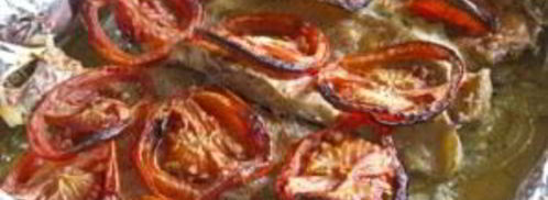 морской окунь в фольге. Шаг 9