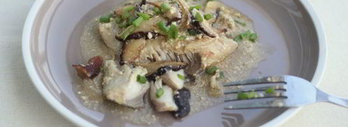 рыба с луком и грибами. Шаг 8