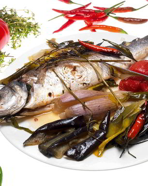 Рыба, запеченная в фольге