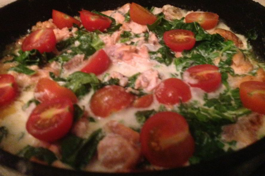 Рецепт семги в сливочном соусе