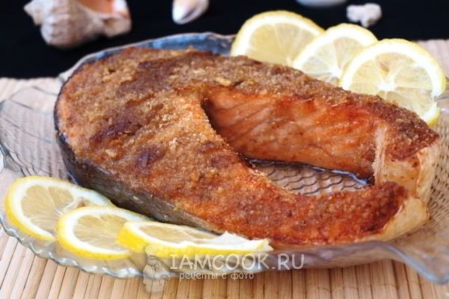 Рецепт семги запеченной в лимонно-горчичном соусе