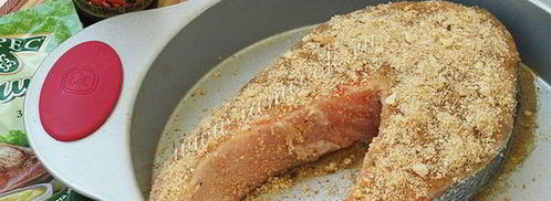 семга запеченная в лимонно-горчичном соусе. Шаг 6