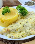 Тилапия в кляре с пармезаном