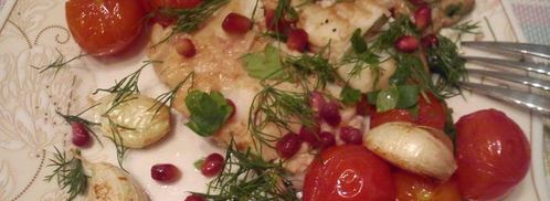 треска в гранатовом соке. Шаг 5