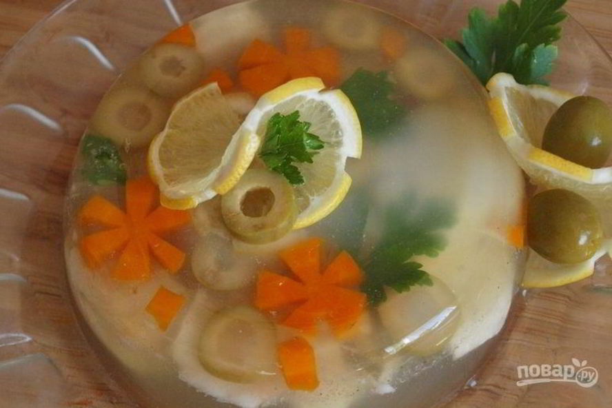 Рецепт заливного судака