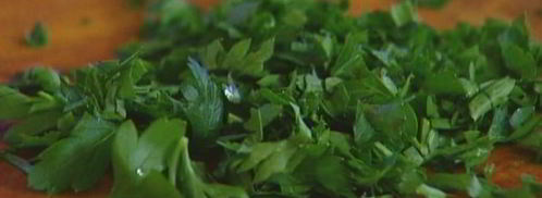 запеченная лимонная треска с огурцами и сельдереем. Шаг 6