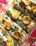 Запеченная масляная рыба