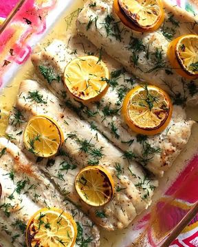 Запеченная масляная рыба