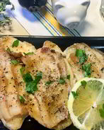 Запеченное филе тилапии в беконе