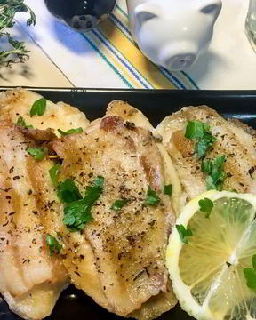 Запеченное филе тилапии в беконе