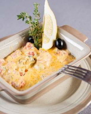 Запеченые морепродукты