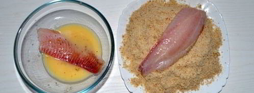 жареная тилапия в ореховой панировке. Шаг 4