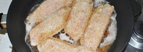 жареная тилапия в ореховой панировке. Шаг 5